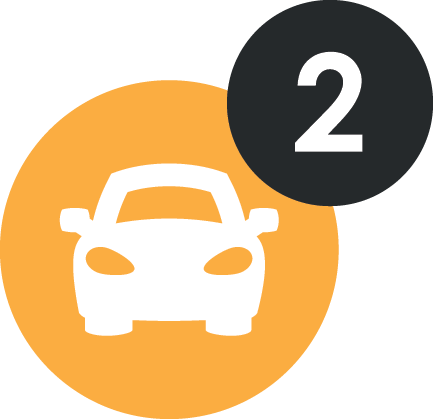 Parking for 2 cars